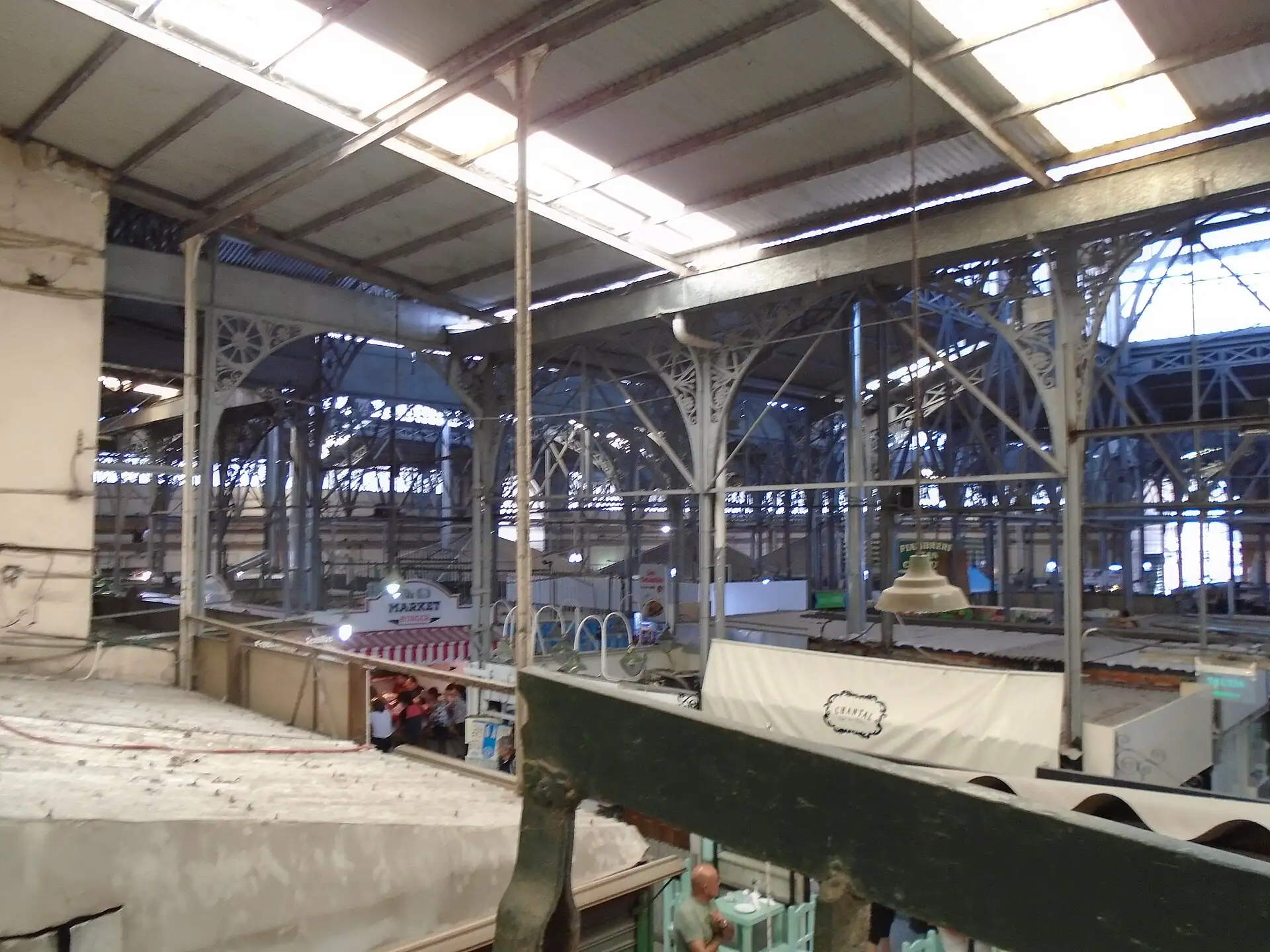 Inside the San Telmo market in Buenos Aires