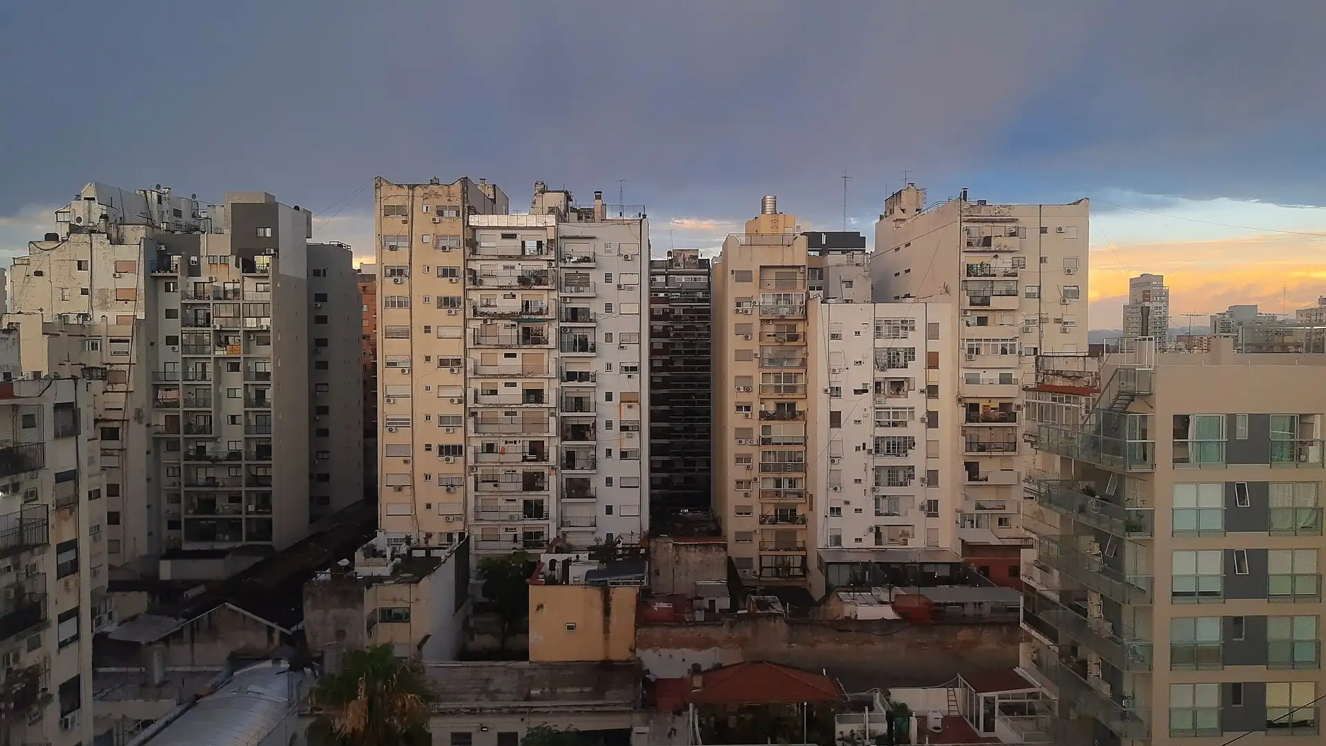 Apartment towers in Almagro