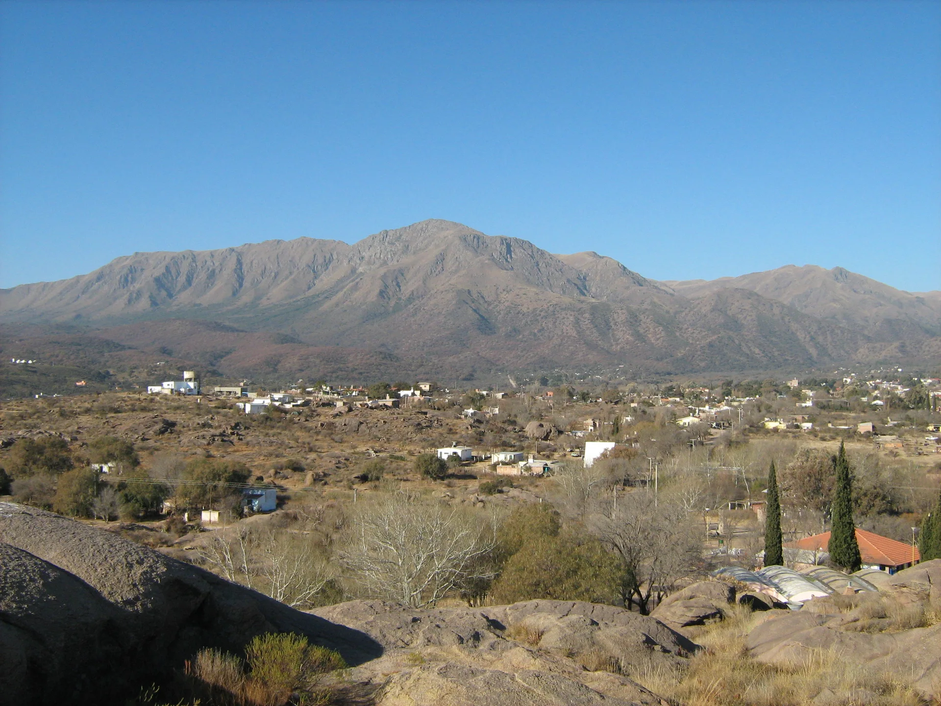 Cerro Uritorco seen from El Zapato near Capilla del Monte
