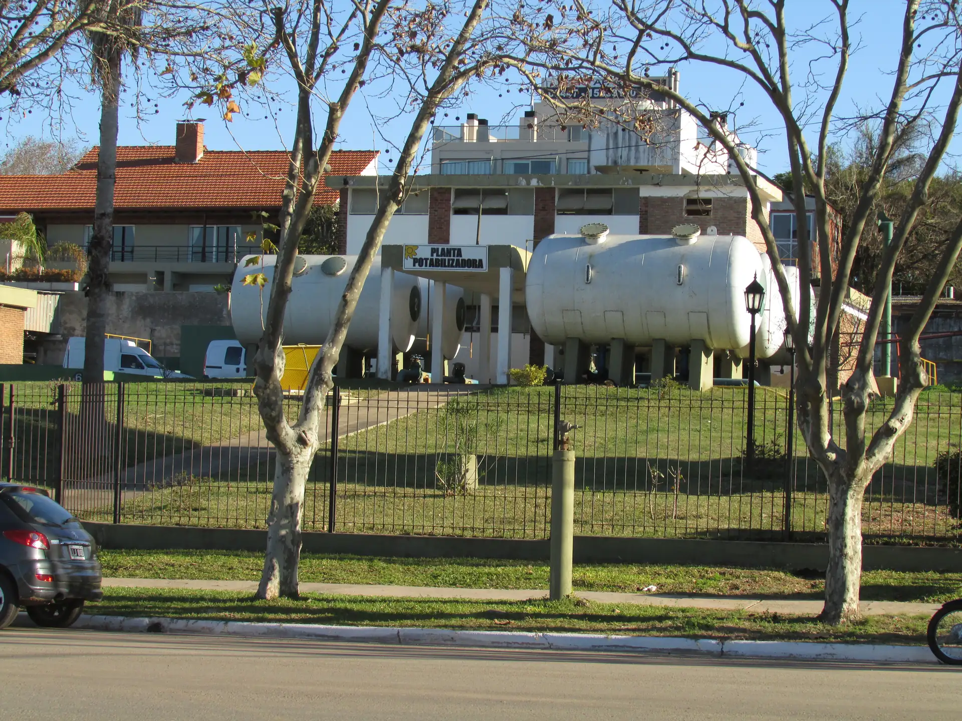 The water-treatment plant in Colón
