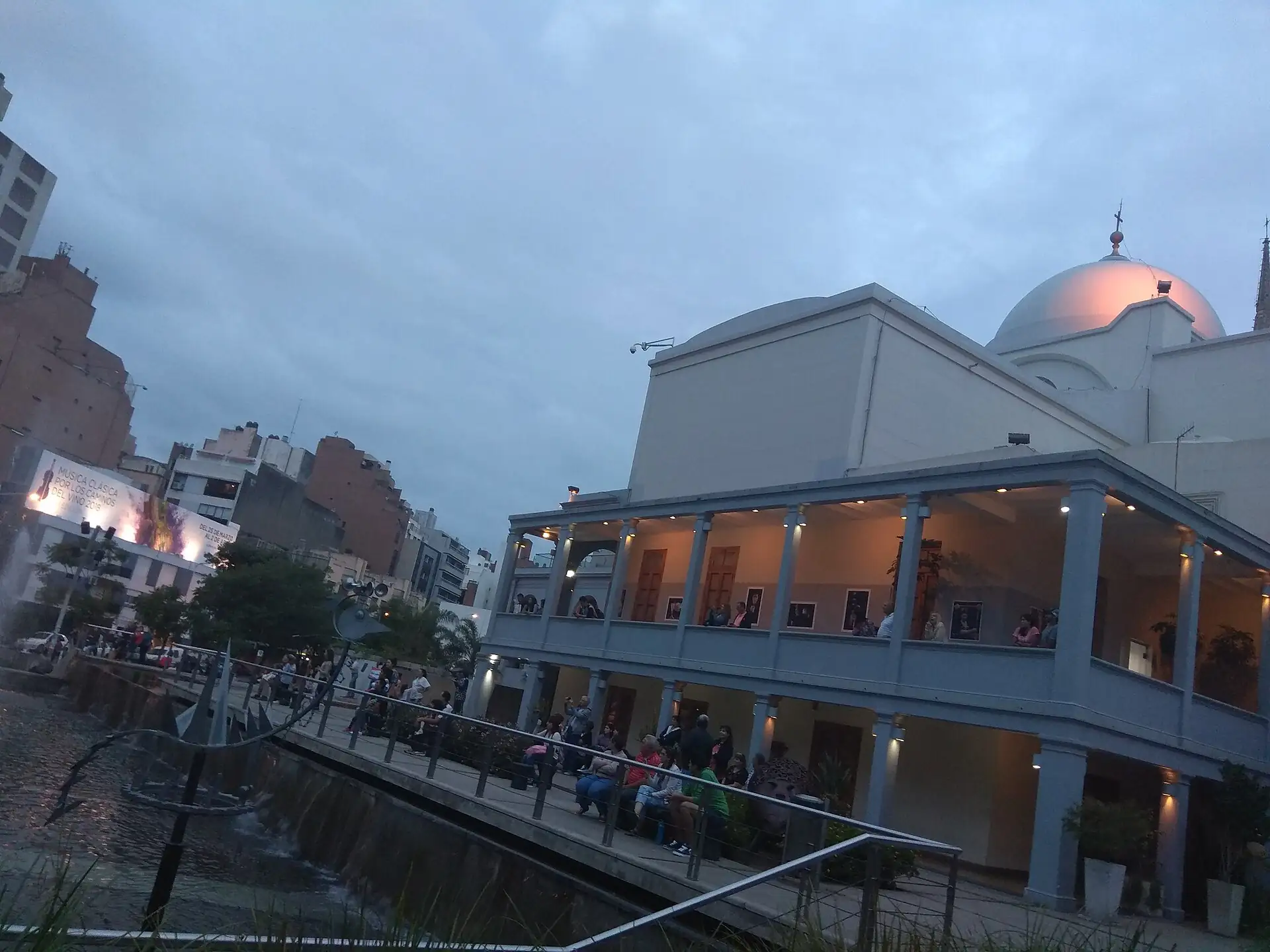 Paseo del Buen Pastor on a cloudy day, Córdoba, Argentina