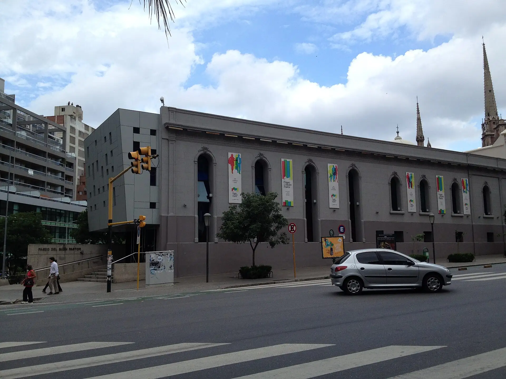 Paseo del Buen Pastor and nearby Nueva Córdoba buildings, Córdoba, Argentina