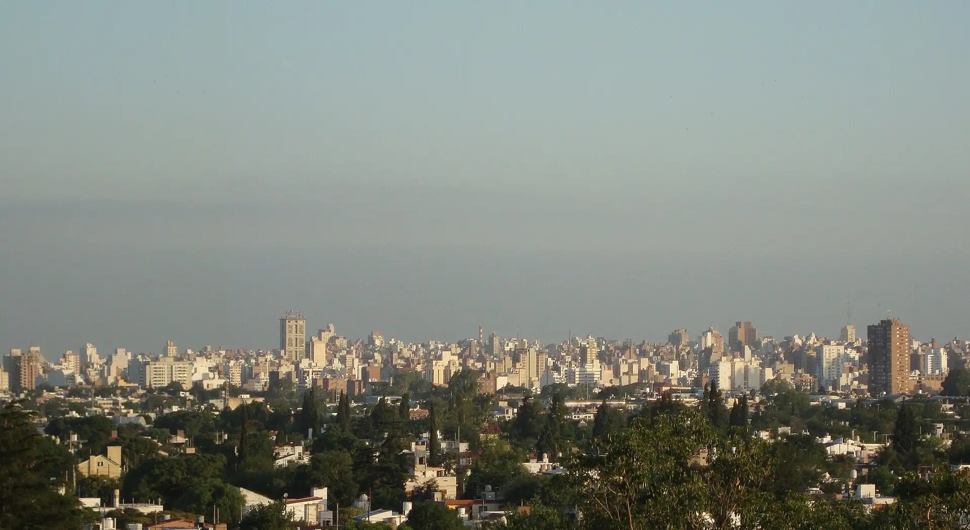 Downtown Córdoba seen from Parque de las Naciones, Córdoba, Argentina