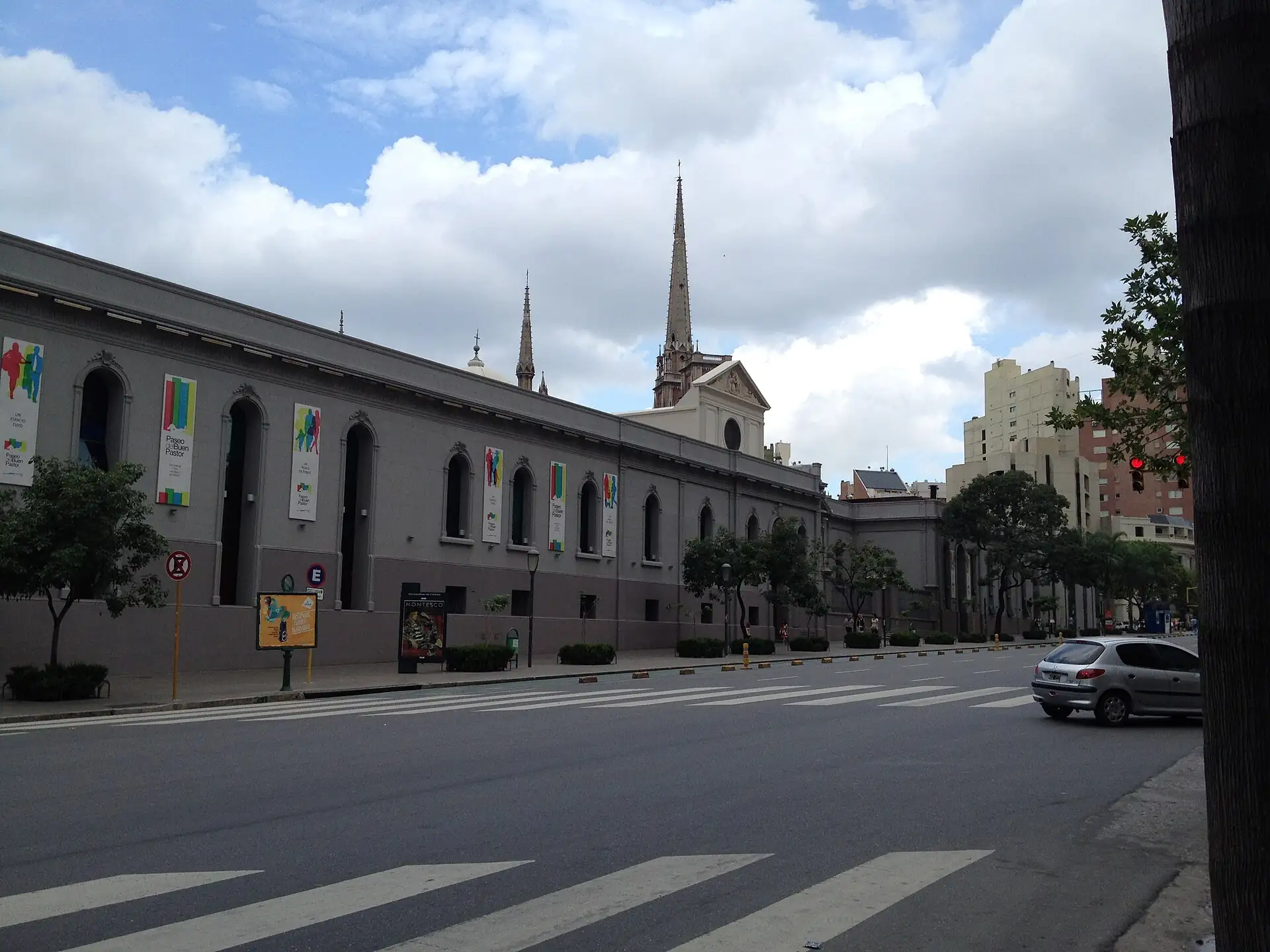 The Paseo del Buen Pastor streetscape, Córdoba, Argentina