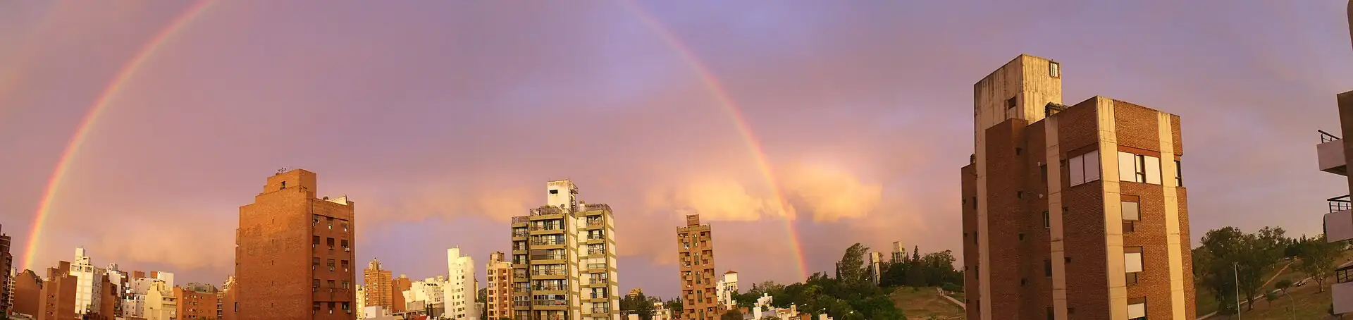 A rainbow over Nueva Córdoba, Córdoba, Argentina