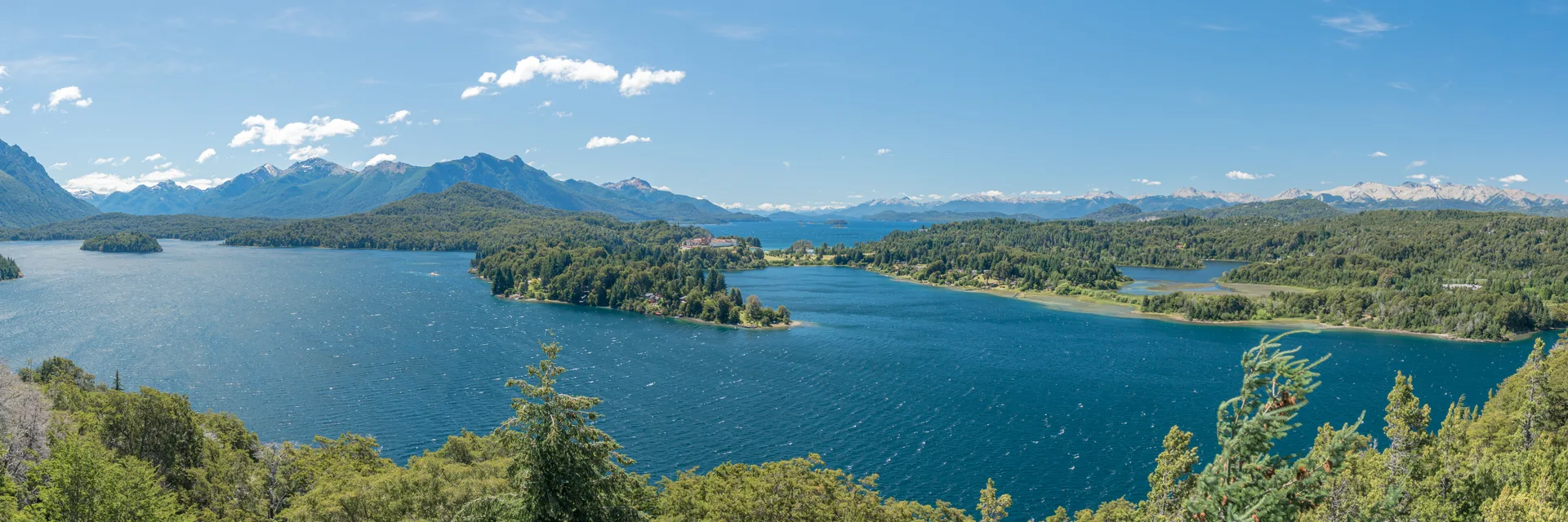 Llao Llao peninsula, lakes and wooded hills