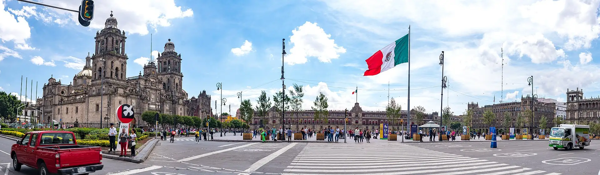 Mexico City Zócalo and Metropolitan Cathedral