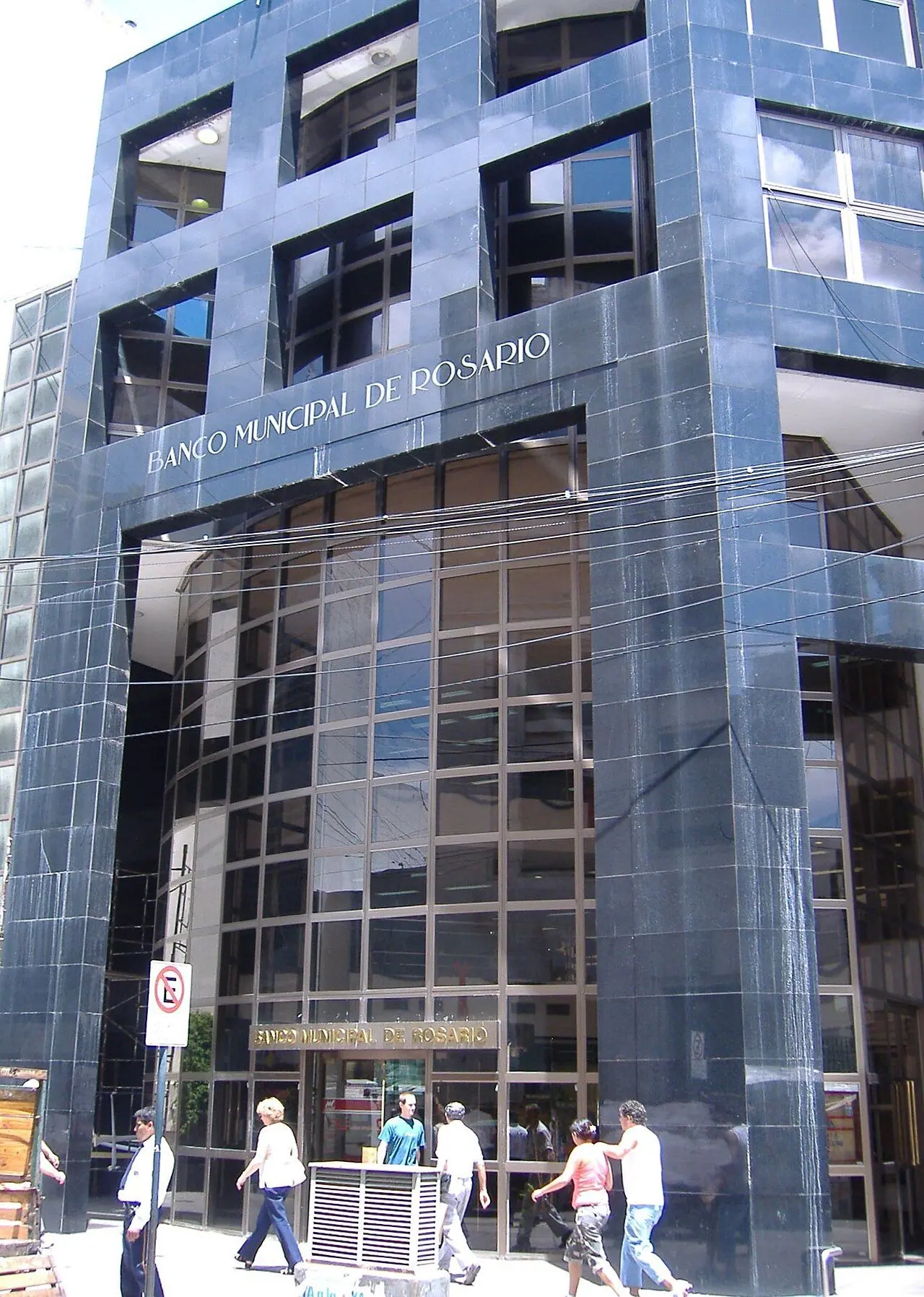 Banco Municipal de Rosario building on San Martin Street